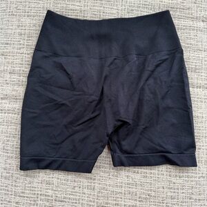 Black Booty Scrunch Shorts